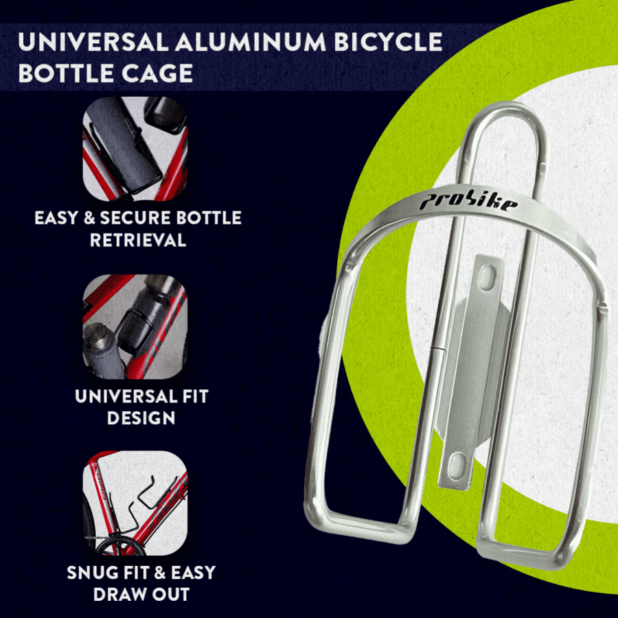 ProBike Bottle Cage Silver