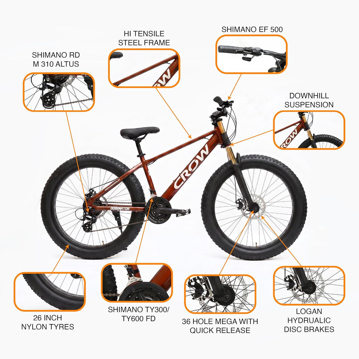 CROW Super Dominator 21 Speed Cycle