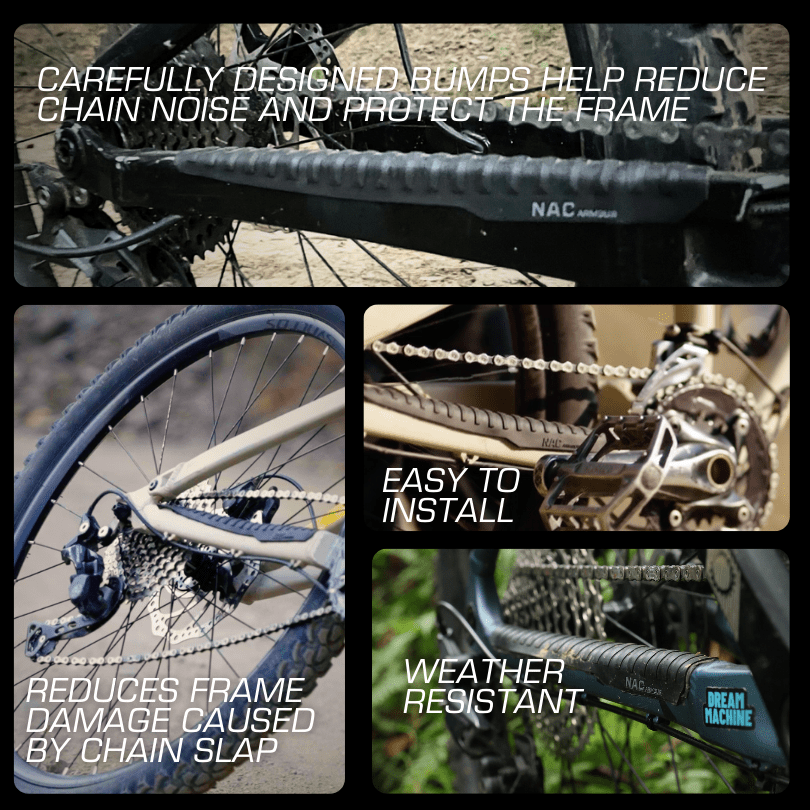 Chain Stay Protector for MTBs and Road Bikes